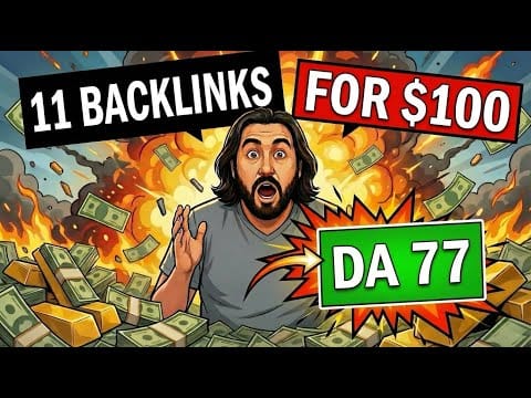 Thumbnail for video: Backlinker AI Review & Demo – Automate Backlinks & Get High-DA Links — See how our AI backlink tool automates backlinks and helps improve SEO rankings without manual pitching.